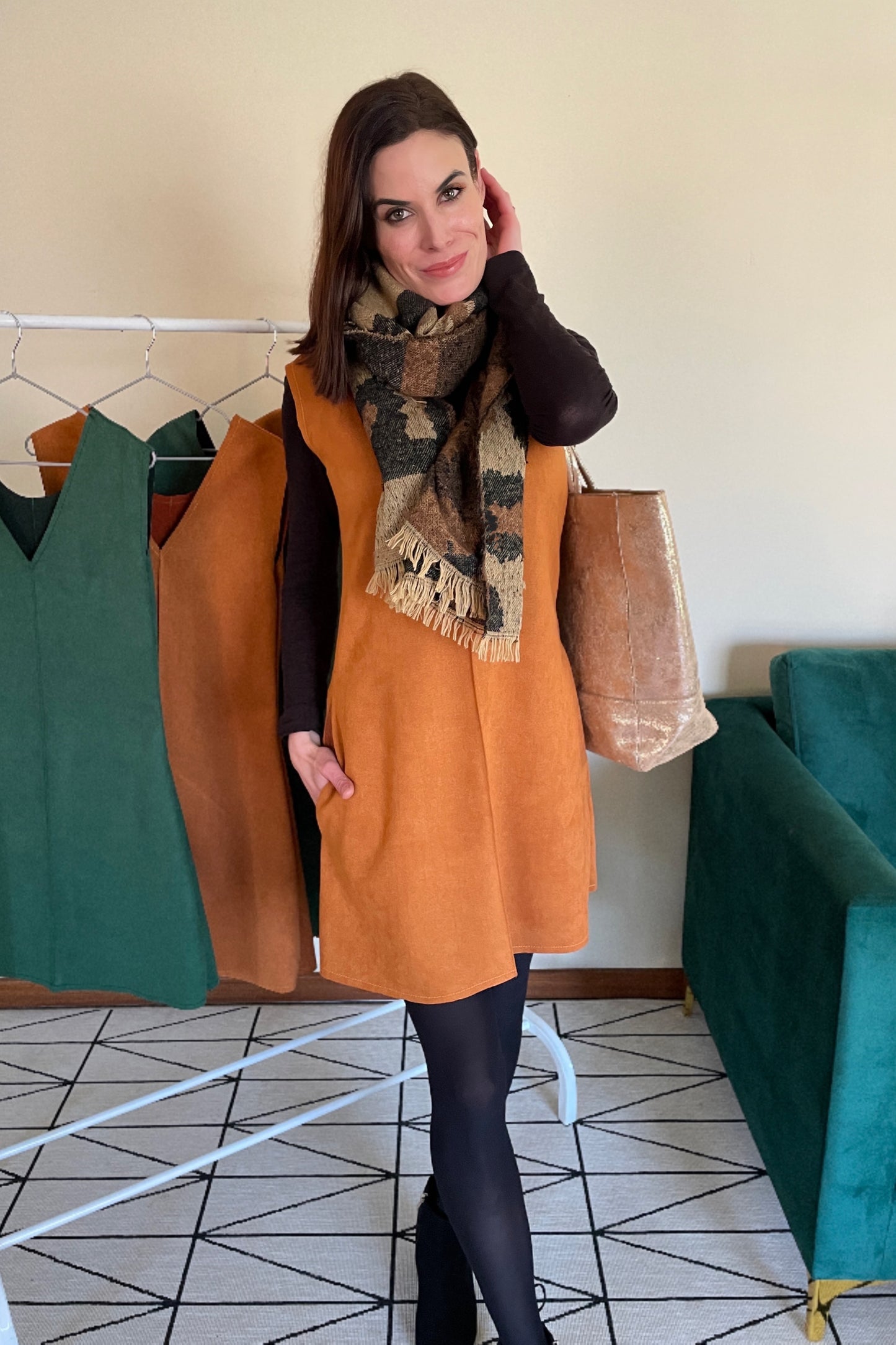 Pinafore Dress (3 colours)