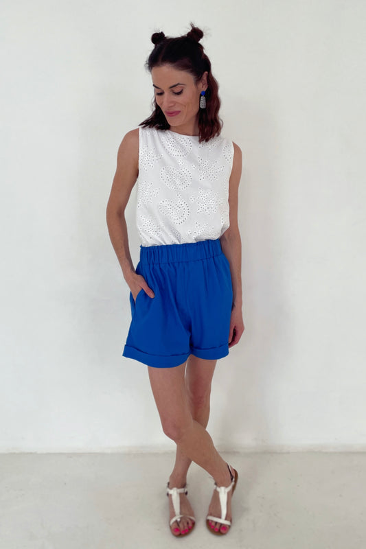 Riviera Shorts (Cobalt)