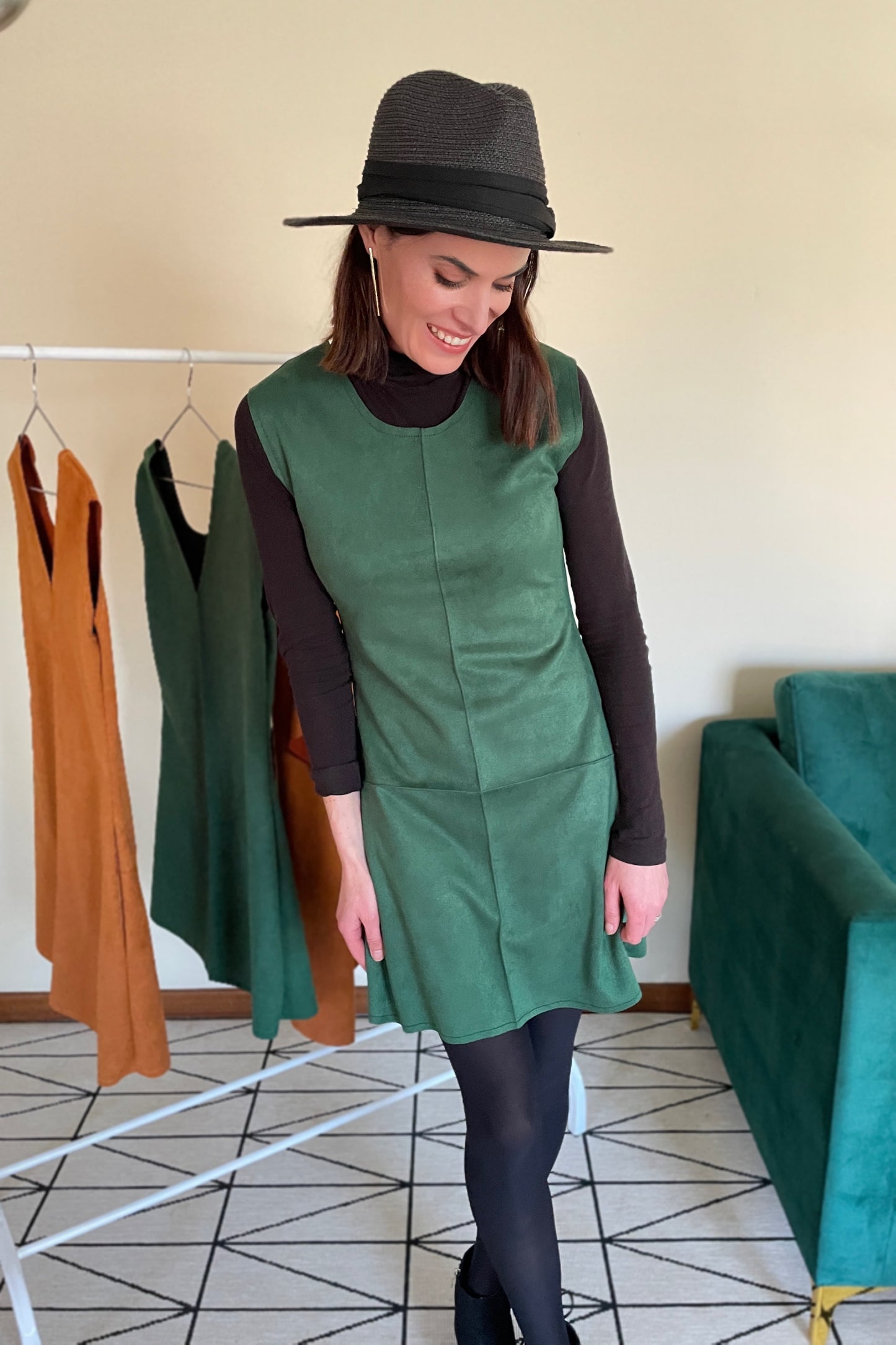 Pinafore Dress (3 colours)