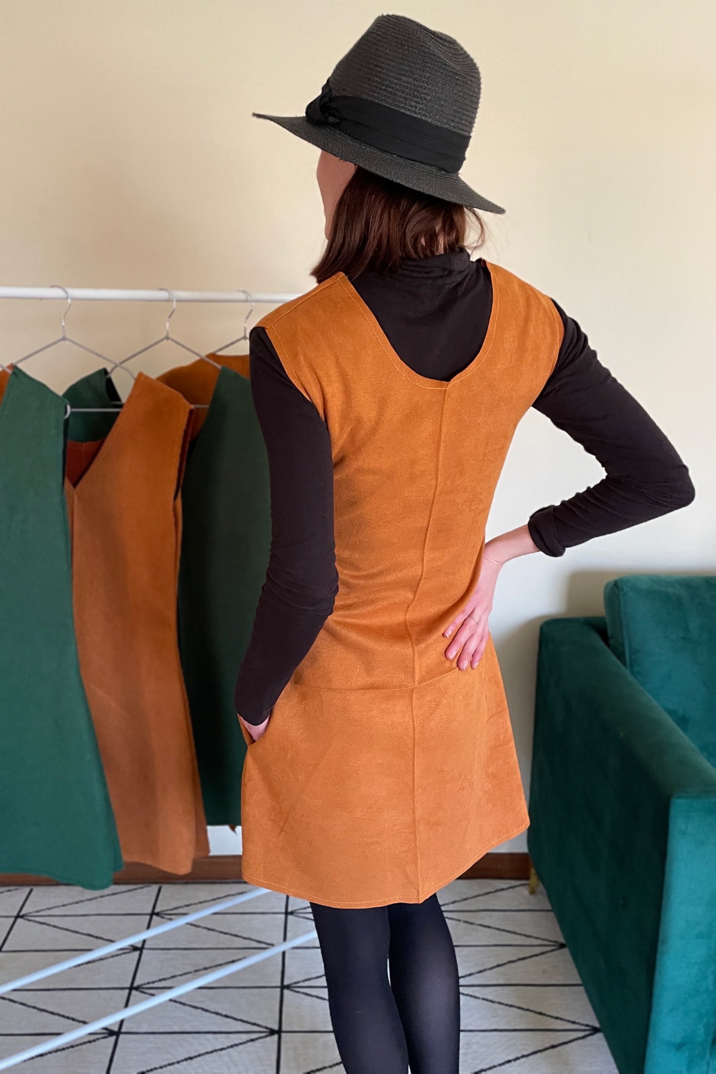 Pinafore Dress (3 colours)