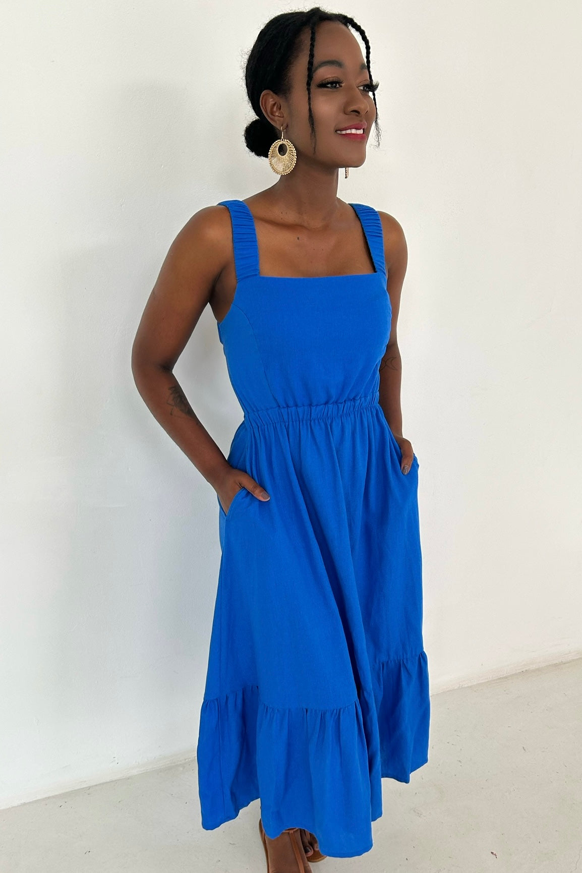 Monaco Dress (Cobalt Blue)