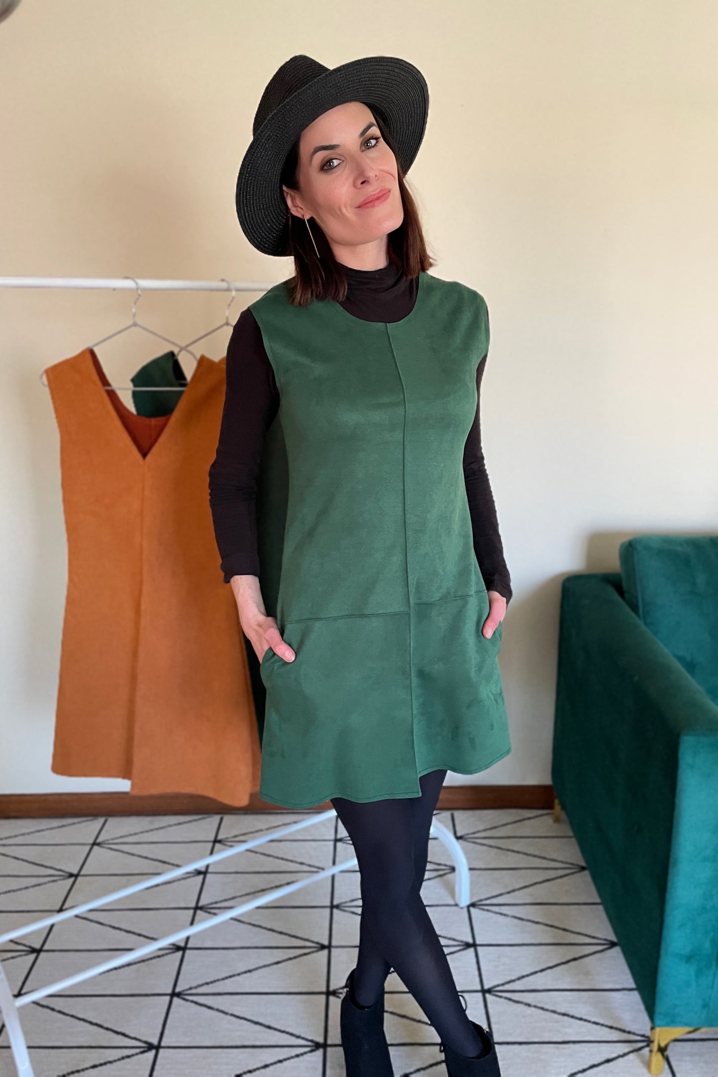 Pinafore Dress (3 colours)