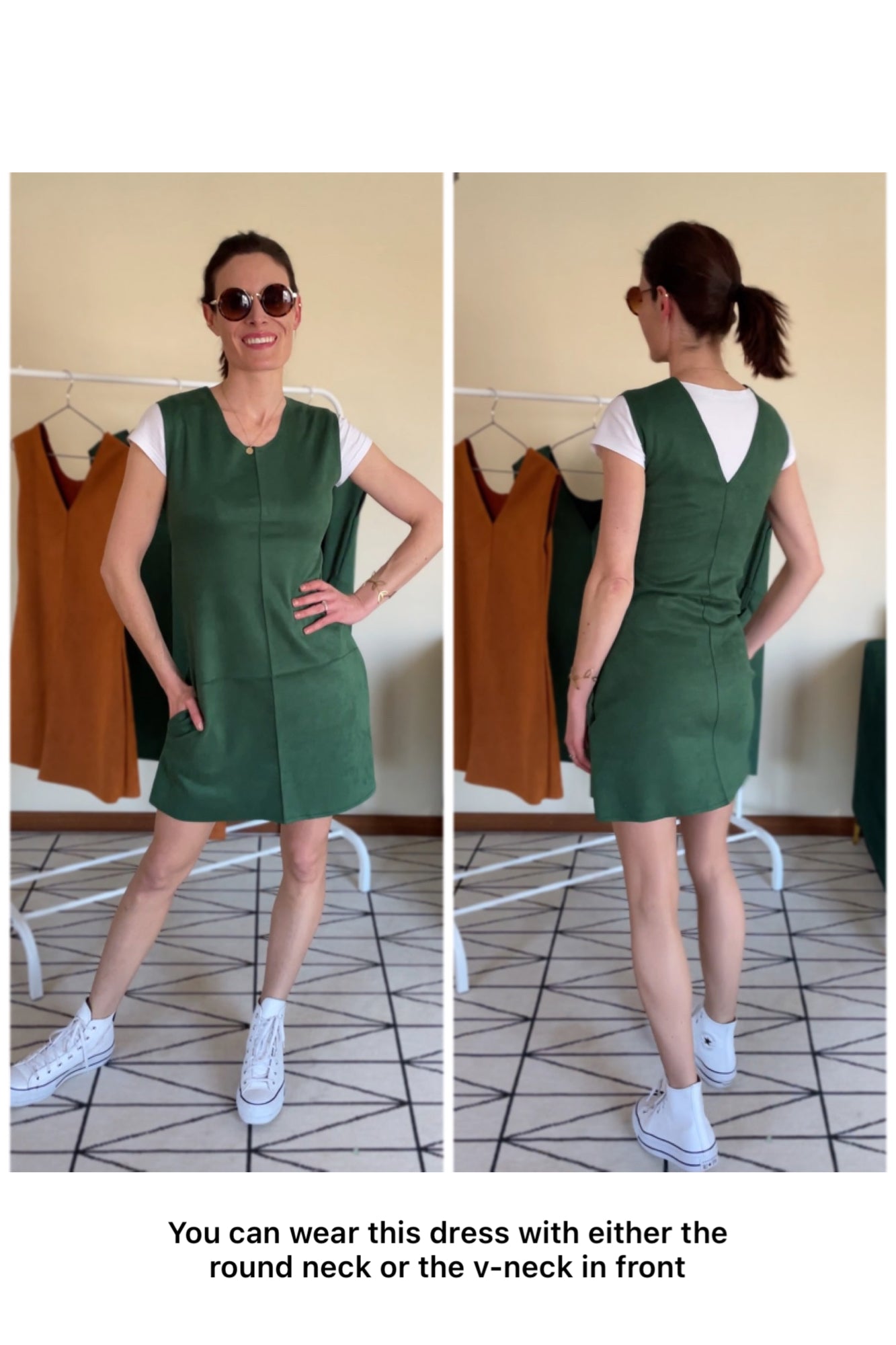 Pinafore Dress (3 colours)
