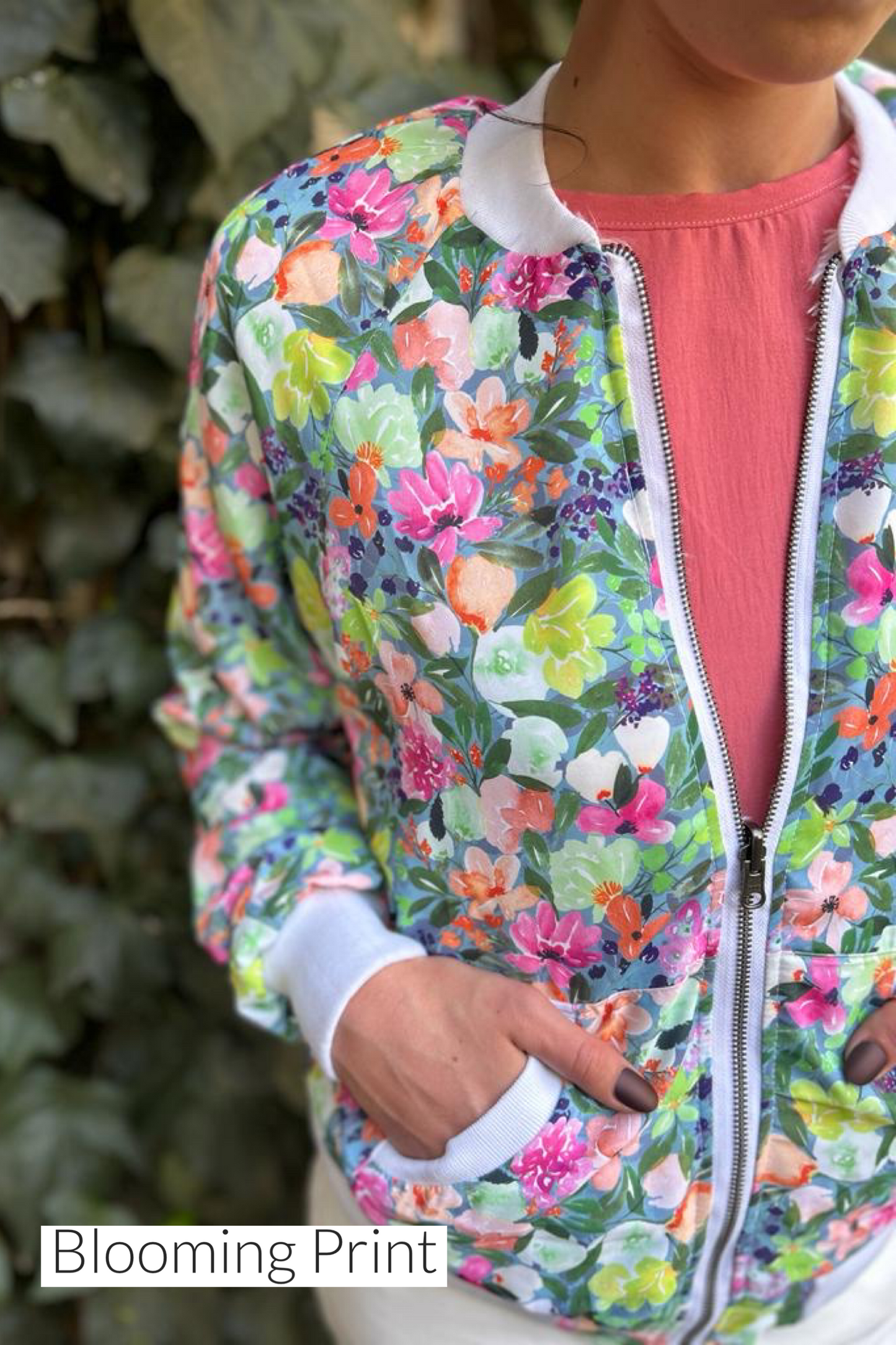 Reversible Bomber Jacket (White)