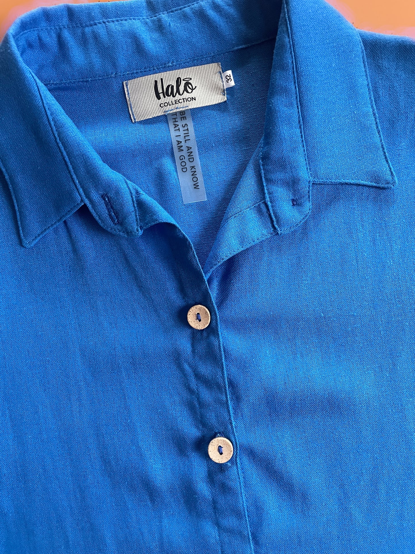 Button Shirt (Cobalt)