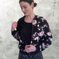 Floral Reversible Bomber Jacket