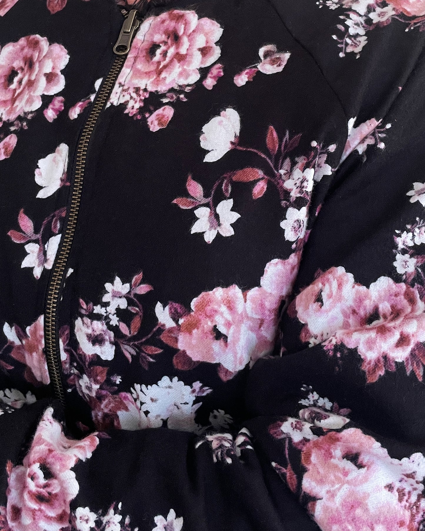 Floral Reversible Bomber Jacket