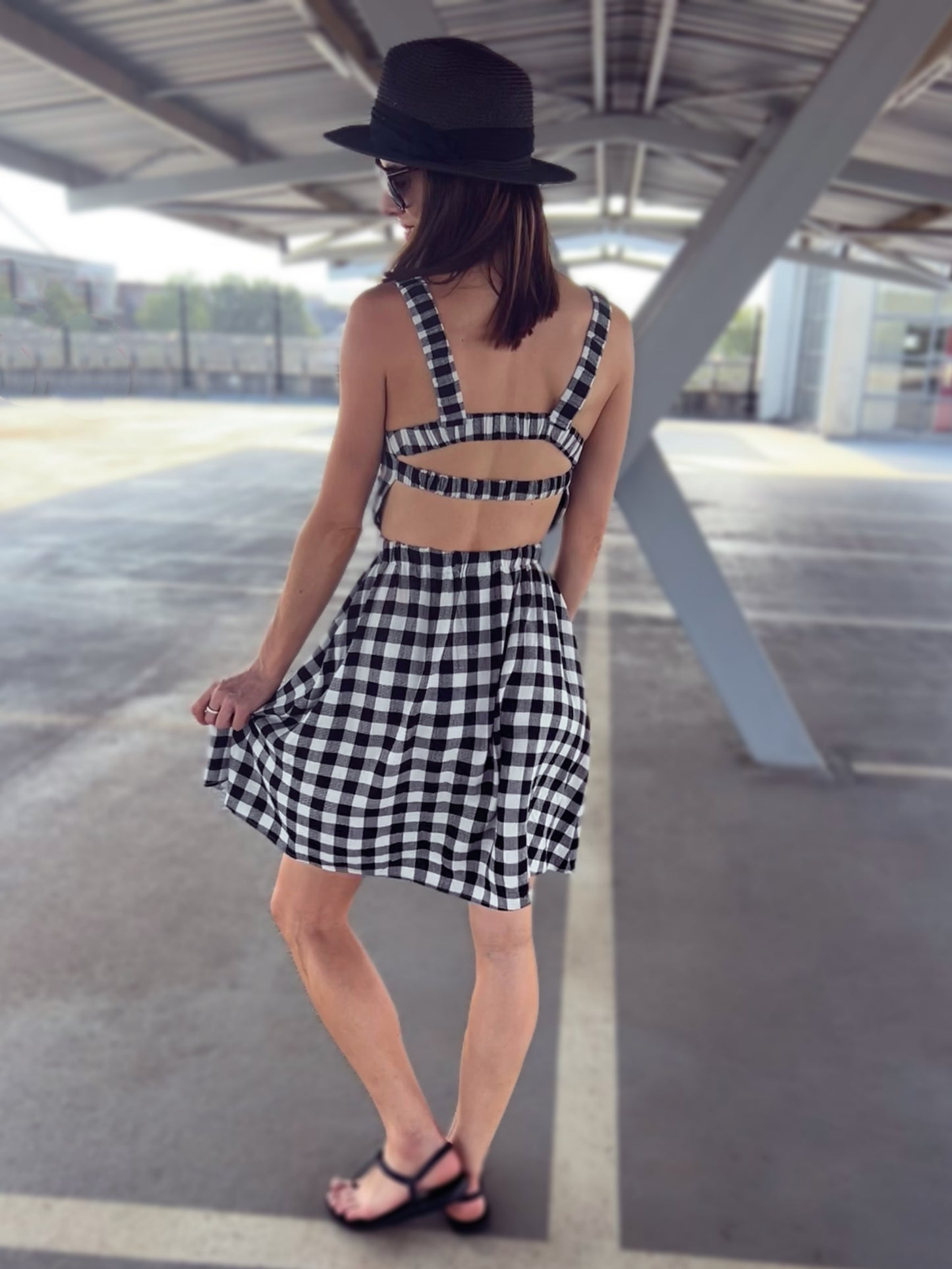 Gingham Dress