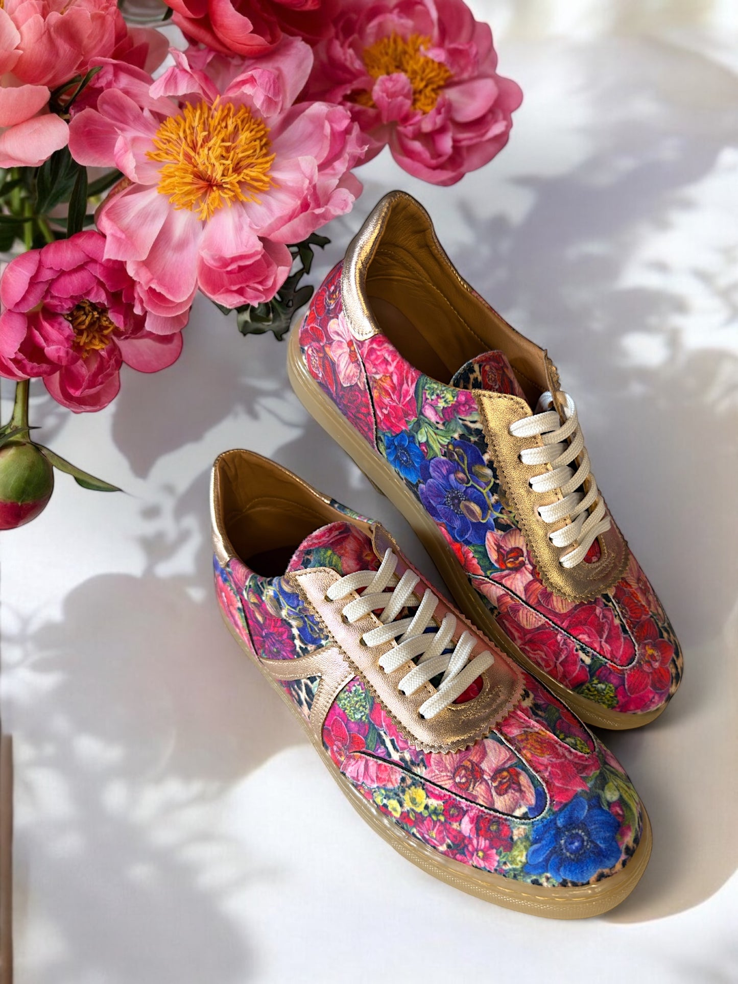 She Carries Spring Within Sneakers