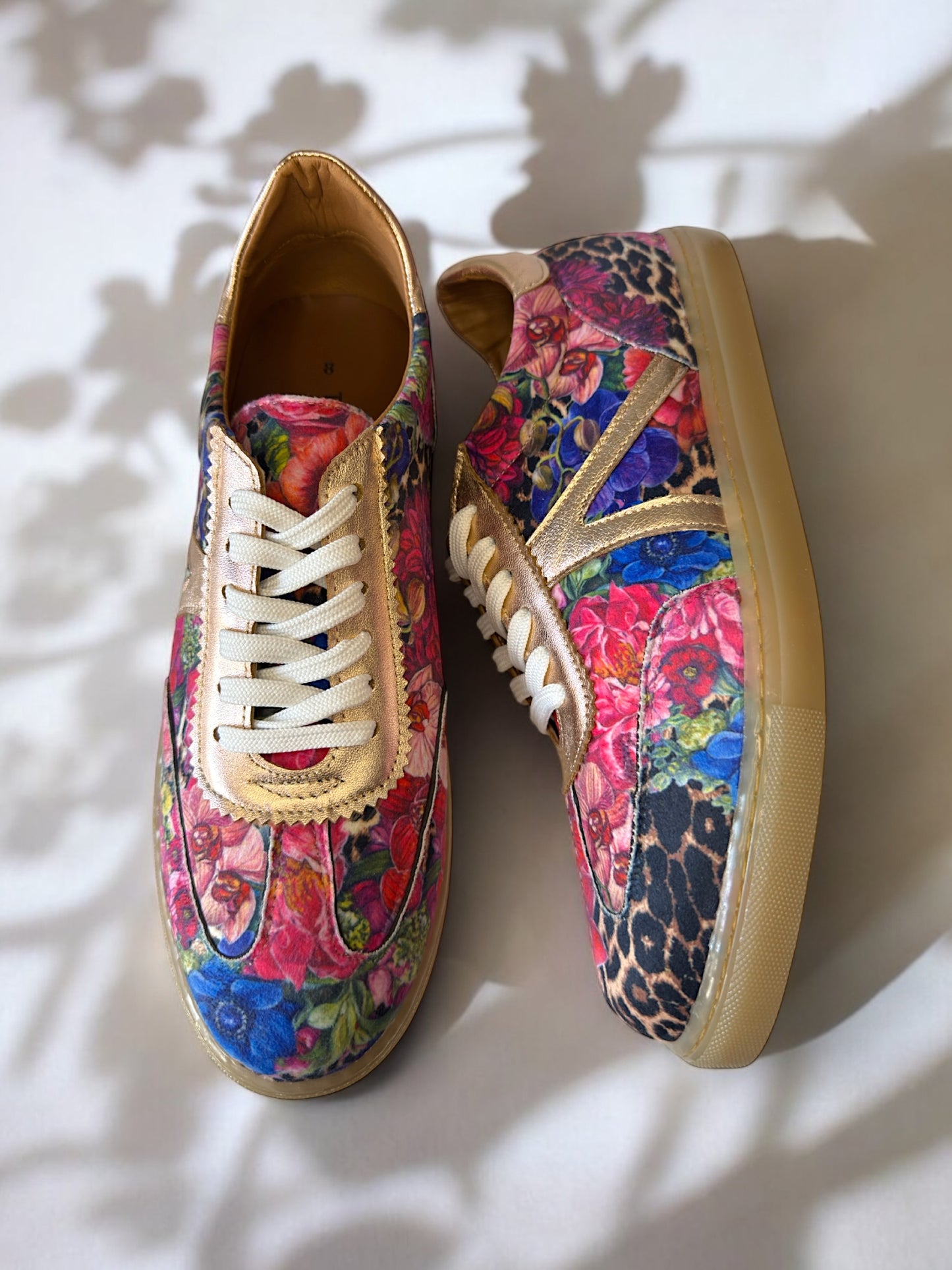 She Carries Spring Within Sneakers