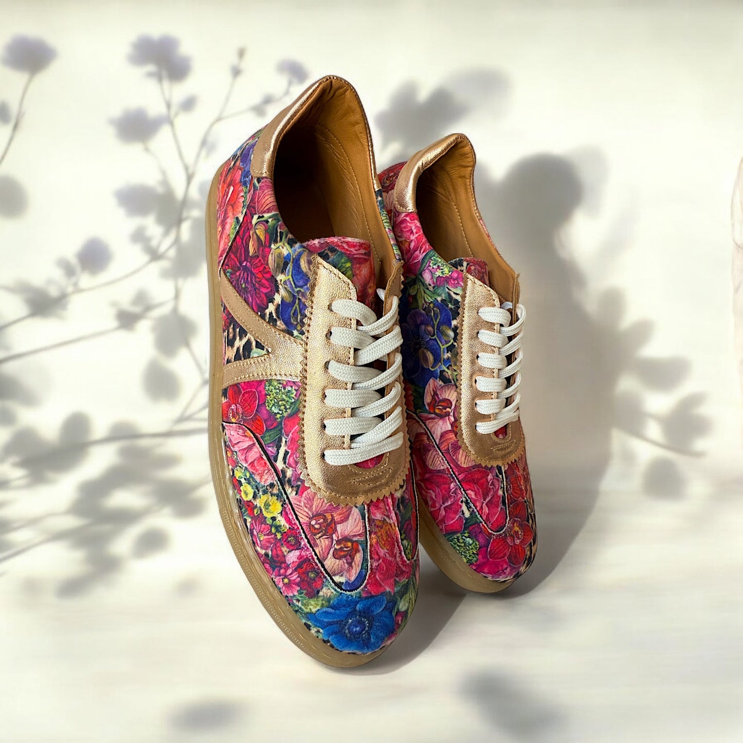 She Carries Spring Within Sneakers