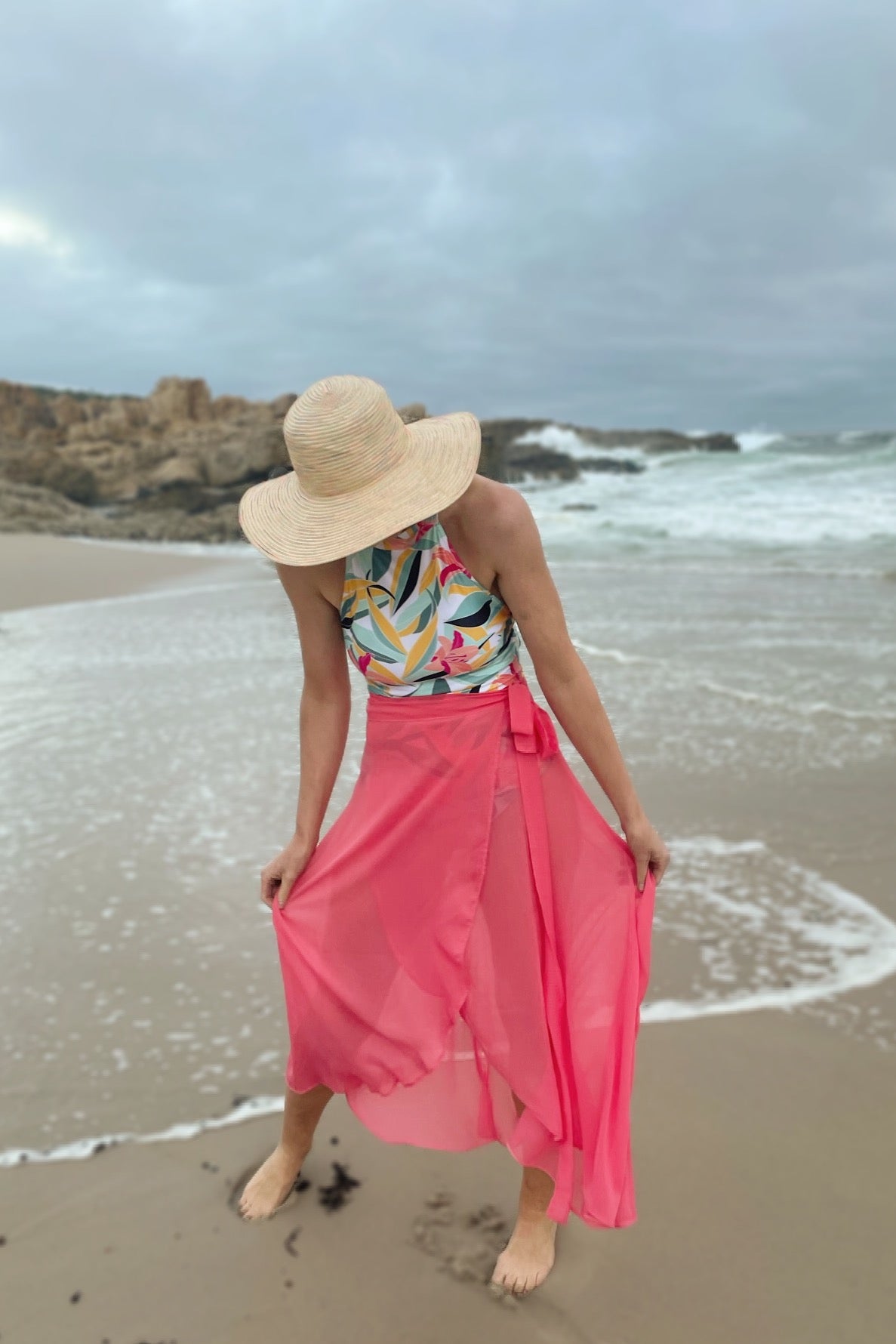 Coral Beach Skirt/Dress